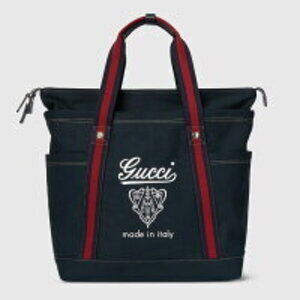 Gucci Web Stripe Canvas Bag Black